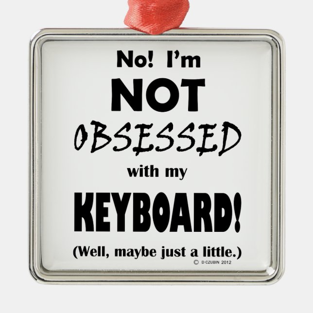 Tastatur, besessen ornament aus metall (Vorne)