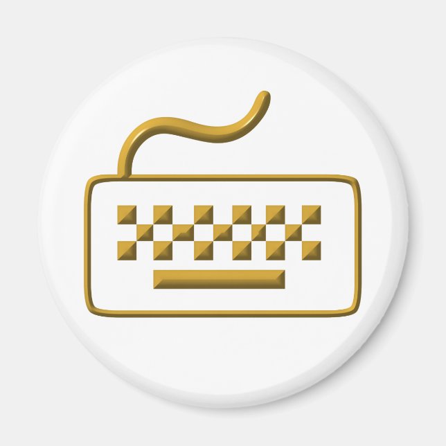 Tastatur des Computers Magnet (Vorne)