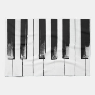 Tastatur für antike Piano-Keys Handtuch