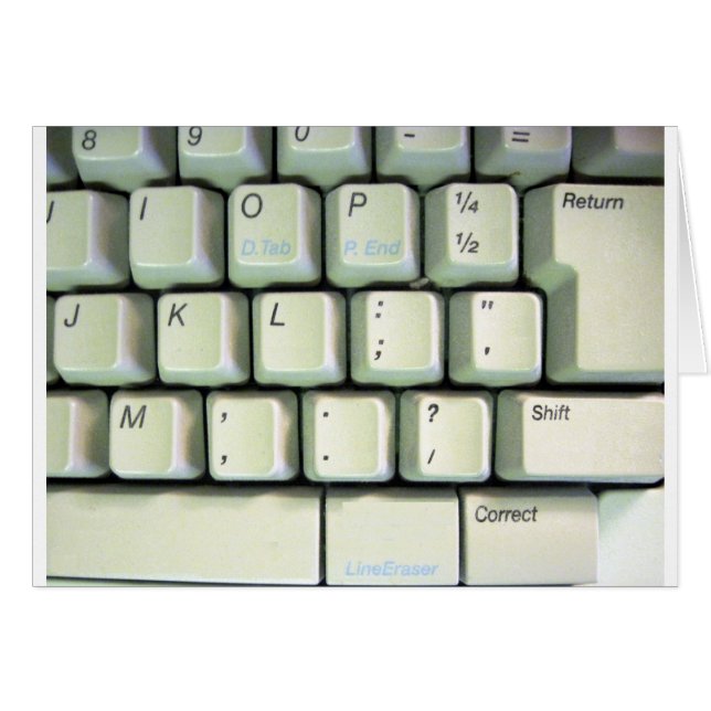Tastatur für Schreibmaschine (Vorderseite (Horizontal))