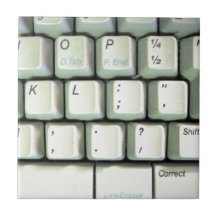 Tastatur für Schreibmaschine Fliese