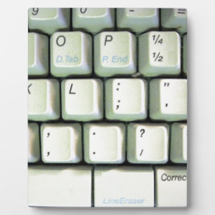 Tastatur für Schreibmaschine Fotoplatte