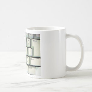 Tastatur für Schreibmaschine Tasse