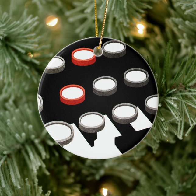 Tastatur für Vintage Schreibmaschinen Keramikornament (Baum)