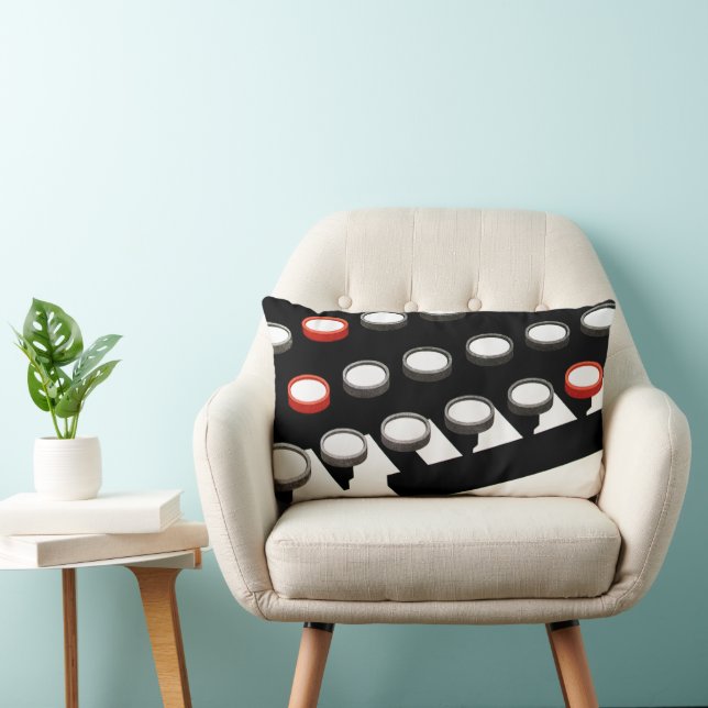 Tastatur für Vintage Schreibmaschinen Lendenkissen (Stuhl )