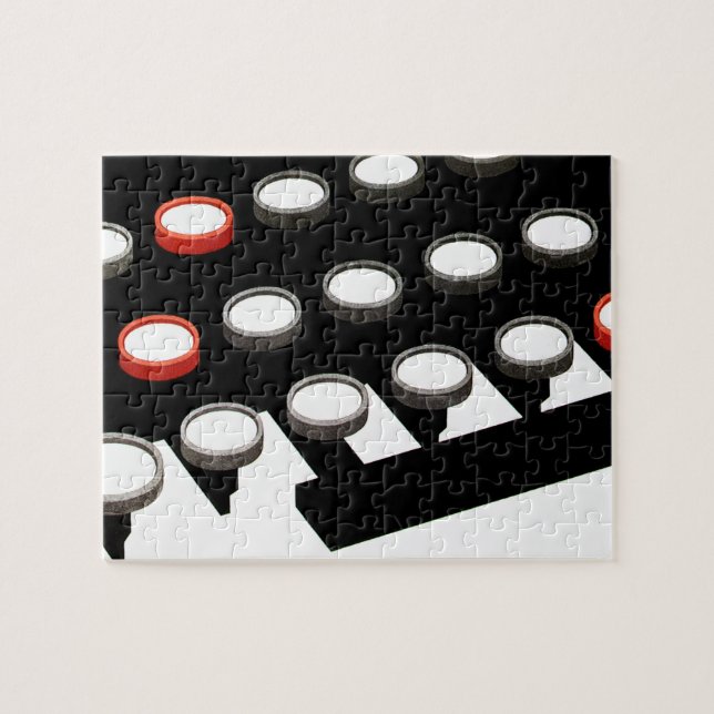 Tastatur für Vintage Schreibmaschinen Puzzle (Horizontal)