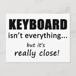 Tastatur ist nicht alles postkarte