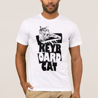 Tastatur-Katze - StaplungsT-Shirt T-Shirt