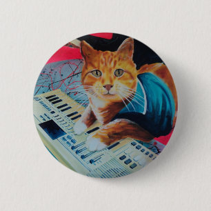Tastatur-Katzen-Malerei-Gang Button