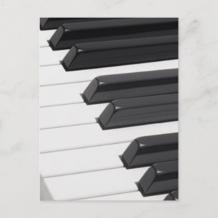 Tastatur- oder Tastatur-Tasten Postkarte