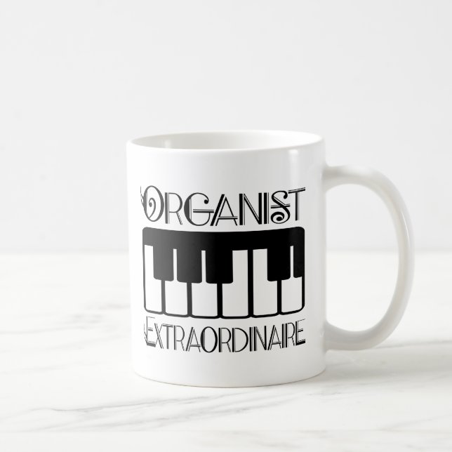 Tastatur-Organist Extraordinaire Tasse (Rechts)