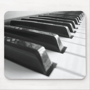 Tastatur - Schwarzweiss Mousepad
