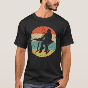 Tastatur-Shirt Vintage Retro-Musik T-Shirt