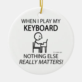 Tastatur spielt keine Rolle Keramikornament