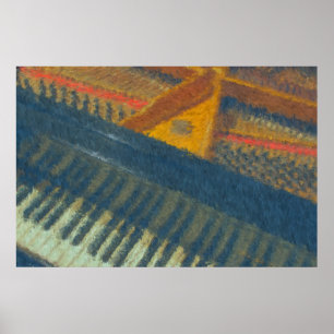 Tastatur und Buttone 3 Impressionist Poster