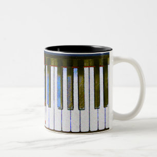 TASTATUR ZWEIFARBIGE TASSE