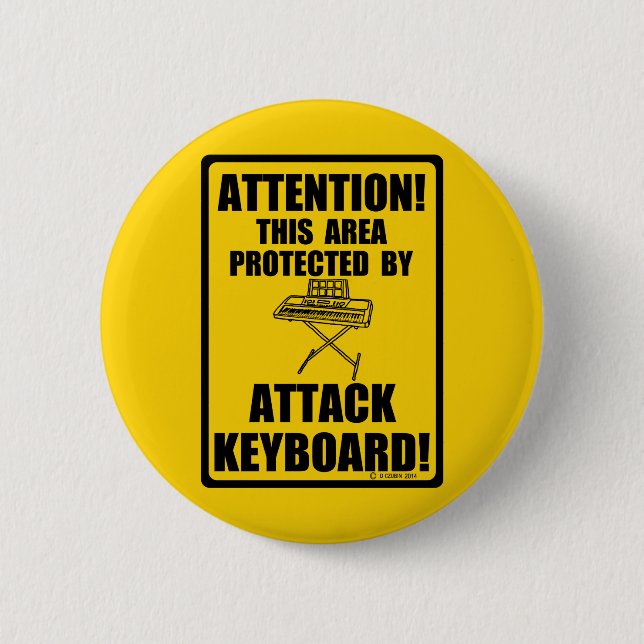 Tastaturanschlag Button (Vorderseite)