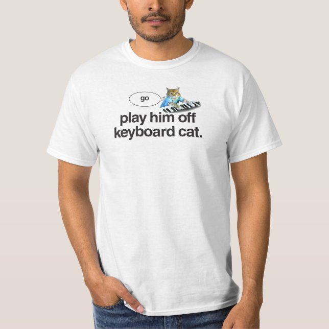 Tastaturkatze gehen Shirt (Vorderseite)