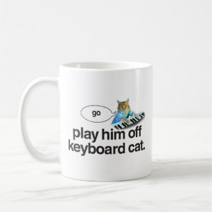 Tastaturkatze gehen Tasse
