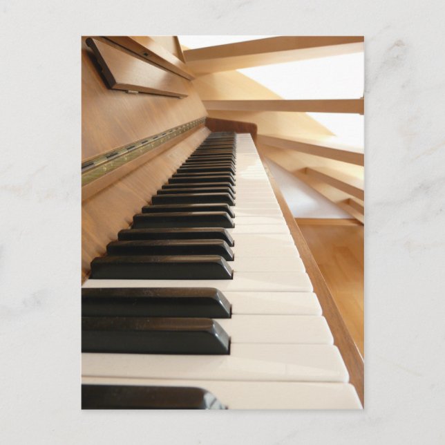 Tastaturperspektive Postkarte (Vorderseite)