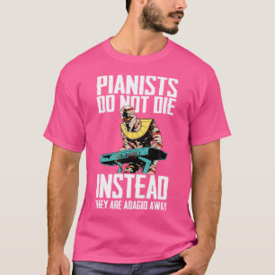 Tastaturpianistendesign und Musik Musiker Klavier T-Shirt