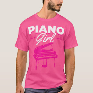 Tastaturpianistin Klaviermädchen T-Shirt