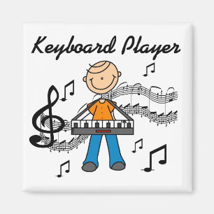 Tastaturspieler T-Shirts und Geschenke Magnet