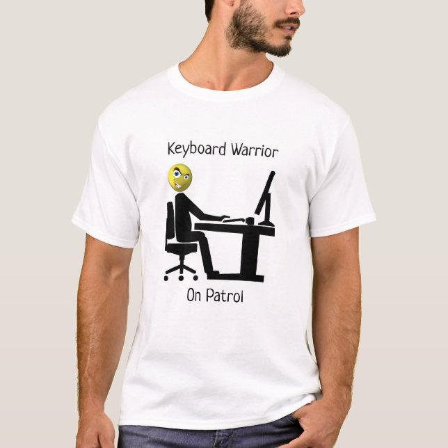 Tastaturwarrier auf Patrol T-Shirt (Vorderseite)