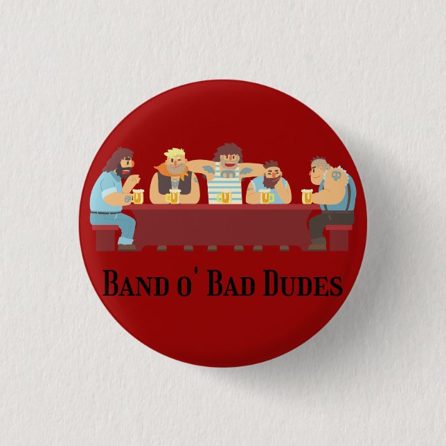 Taste "Band O' Bad Typs" Button (Vorderseite)