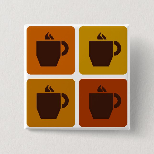Taste "Coffee Squares" Button (Vorderseite)