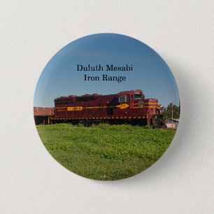 Taste Duluth Mesabi Lokomotive 316 Button