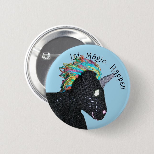 Taste - Einhorn-Magie Button (Vorne & Hinten)