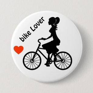Taste für den Fahrradliebhaber Button