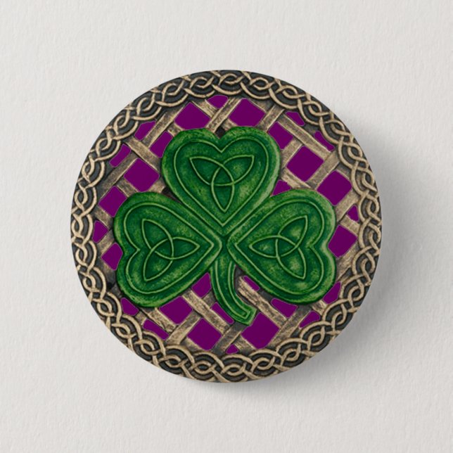 Taste für Kleeblatt und Keltenknochen Lila Button (Vorderseite)