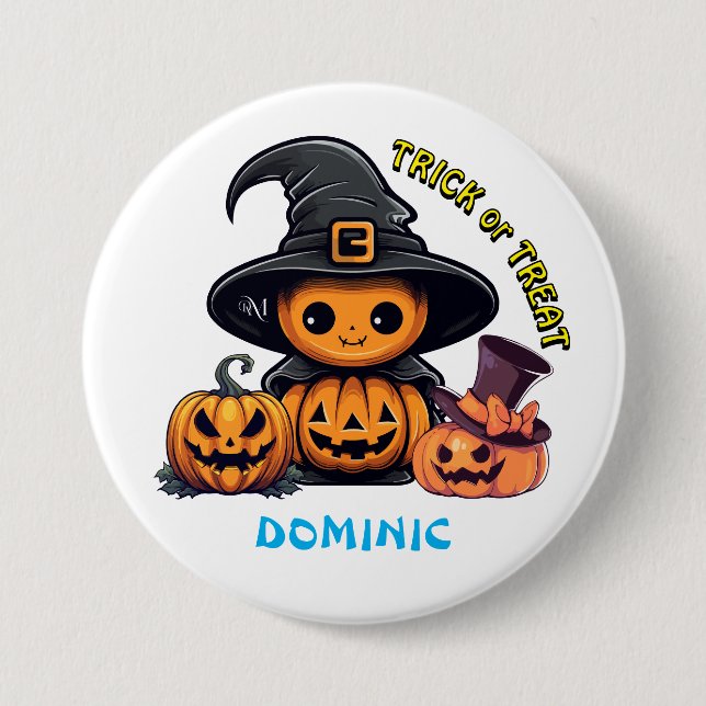 Taste : HALLOWEEN Gruselig #1 Button (Vorderseite)