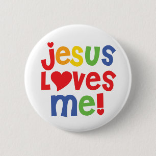 Taste Jesus Liebe Me (anpassbar) Button
