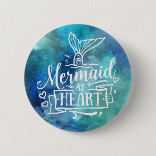 Taste - Meerjungfrau im Herzen Button