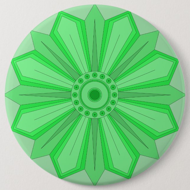 Taste mit Kunst der Blume Button (Vorderseite)