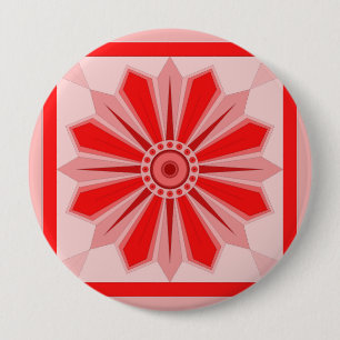 Taste mit Kunst der Blume Button