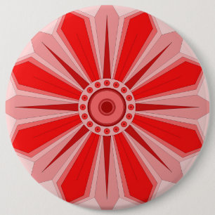 Taste mit Kunst der Blume Button