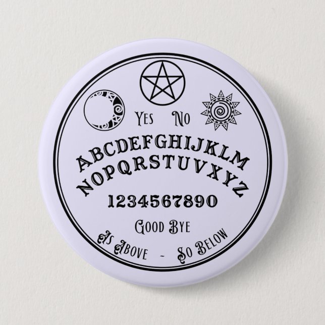 Taste "Mystic Spirit Board" Button (Vorderseite)