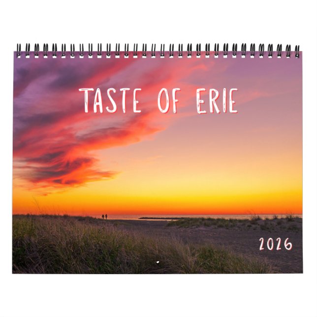 Taste of Erie 2026 Landscape Calendar  Kalender (Titelbild)