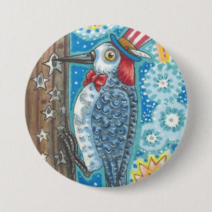 TASTE "PATRIOTIC WOODPECKER & FIREWORKS" BUTTON