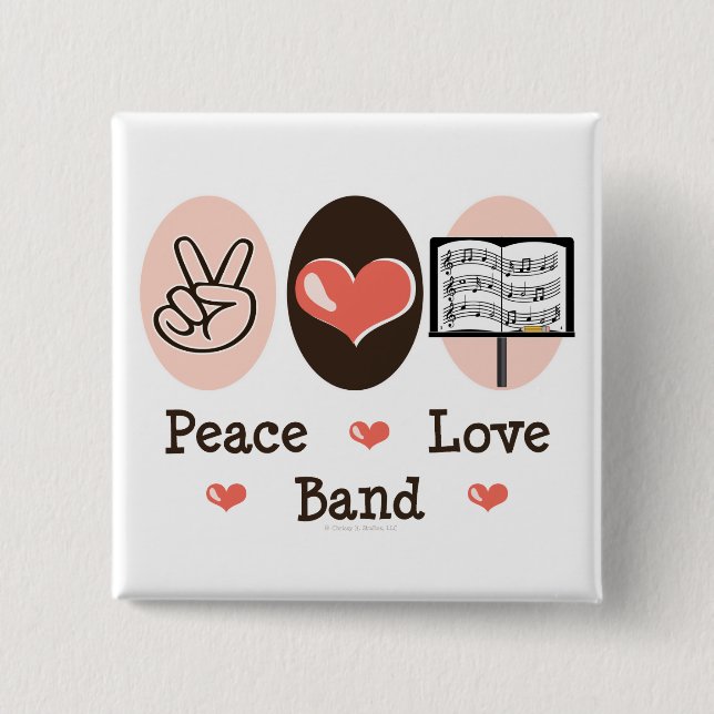 Taste "Peace Liebe" Button (Vorderseite)