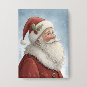 Taste Santa Claus Rectangle Button