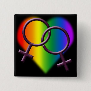 Tasten für Gay Pride Liebe für den gleichen Geschl Button