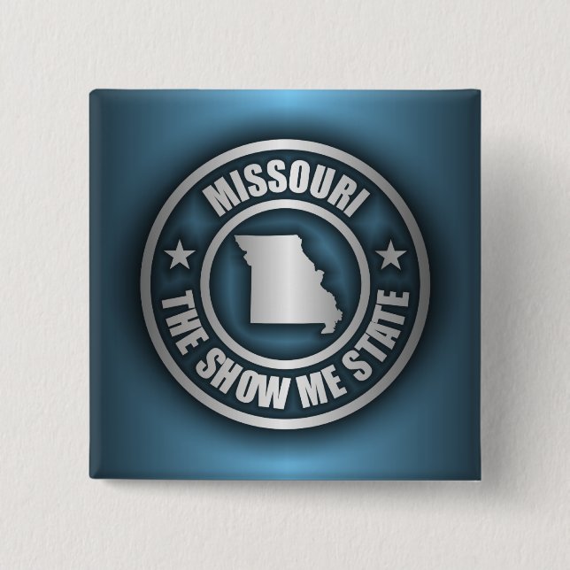 Tasten "Missouri Steel (Blue)" Button (Vorderseite)