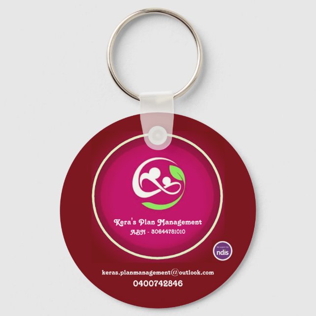 Tastenanschlag Schlüsselanhänger (Vorderseite)