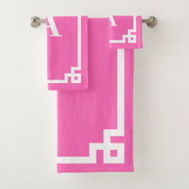 Tastenanschläge für die griechisch-griechische Sch Badhandtuch Set