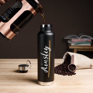 Tastenanschläge für Goldene Pinselstriche - Namens Trinkflasche